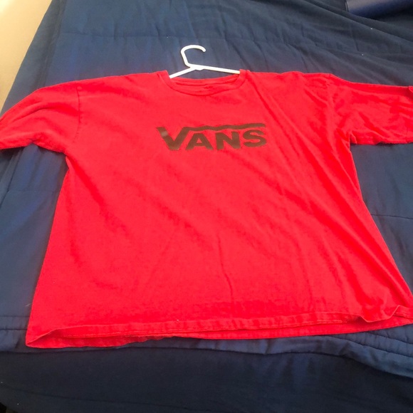 Vans Other - Red Vans textured shirt